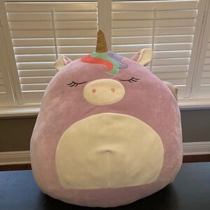 Squishmallow 16” Silvia purple unicorn